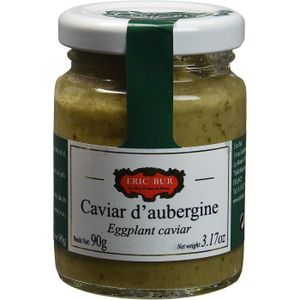 CAVIAR Dips Et Tartinades Aux Légumes Pour L apéritif - Eric Caviar D aubergine 90 G Lot 4