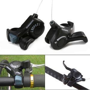 1 Paire Manette Levier de 24 vitesses Pour Cyclisme Vélo BMX Bicyclette avec fil