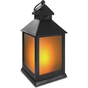 lampe dintérieur ampoule de rechange de style nordique décoration de Noël Lanterne de cheminée à LED effet flamme A, alimentée par piles lampe de cheminée à effet flamme