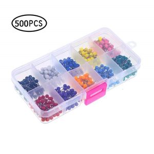 NUOLUX Punaises /Épingles Forme de Coeur Couleur Assortie 36 Pi/èces