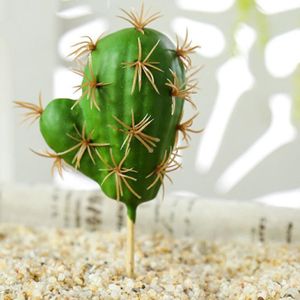 FLEUR ARTIFICIELLE Plantes - Composition florale,Cactus artificiel en plastique,succulente plante en Pot,sans Pot,Simulation - Style 16[B7]