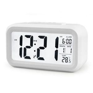 RÉVEIL SANS RADIO TSTR® Réveil Digital Alarme Horloge Numérique Pile