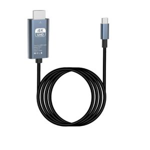 ADAPTATEUR AUDIO-VIDÉO  Câble USB C vers HDMI 4K 60Hz Type C( Thunderbolt 