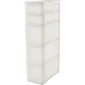 5 x 3 tiroirs tour argenté Unit-tiroirs en plastique-Stockage Organisateur-Mini/Small 