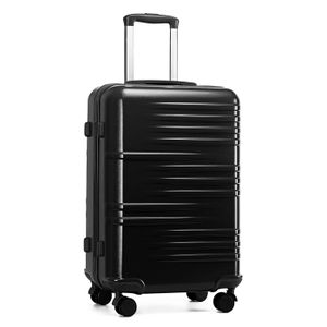 VALISE - BAGAGE Kono Valise Cabine Bagages Cabine 54cm Valise Rigide Trolley Ultra Légère en ABS+PC Valise de Voyage avec roulettes et Serrure TSA