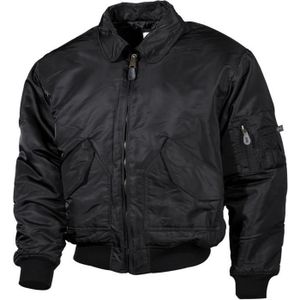 BLOUSON Véritable Bomber Militaire US Noir du XS au 5XL Po