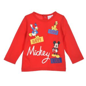 Disney Mickey Mouse Character garçons à manches courtes Tops T-shirt en coton T-shirts Taille 2-8 ans