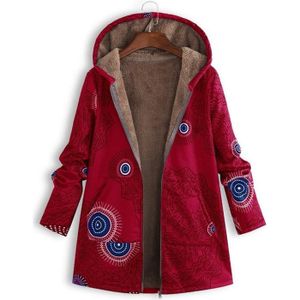 MANTEAU - CABAN OS Manteaux d'hiver chauds pour femmes, imprimé fl