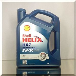 HUILE MOTEUR Shell HELIX HX7 PROFESSIONAL AV 5W30 Huile Moteur, 5L