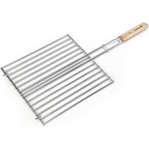 BARBECUE Barbecook double grill barbecue rectangulaire en chrome, bbq grill, 36x34cm67