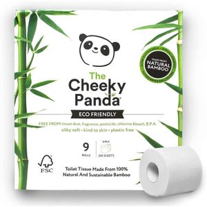 PAPIER TOILETTE The Cheeky Panda Papier Toilette 3 Epaisseurs  9 R
