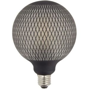AMPOULE - LED Ampoule Déco LED Filament, Aspect Filet Noir, G125