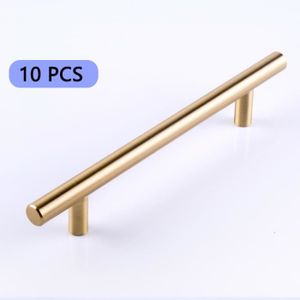 1 pièce Poignées Pour Placards Poignée de meuble en cuivre massif Poignée en T Poignée de porte Pour Placards Boutons de Tiroir,Cuivre pur,noir Single hole 50mm