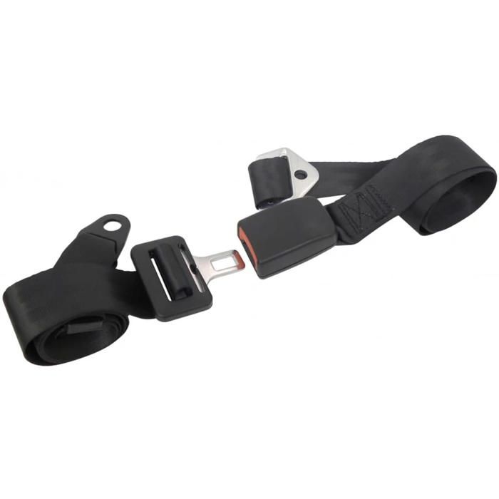 Accessoire de ceinture de sécurité rigide de 17,8 cm (irrégulier – Type B :  largeur de langue de 2,5 cm) – Certifié de sécurité E-Mark – Boucle et  conduite en toute sécurité : : Auto