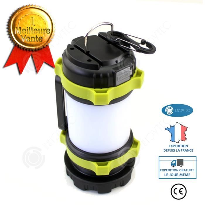 Lampe camping rechargeable - Cdiscount