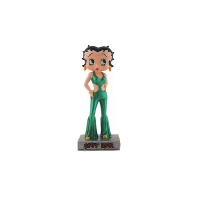 Statue betty boop en résine XXL robe de soirée blanche 120 cm