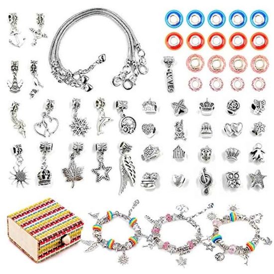 Jeu De Coloriage D38zi Kit De Fabrication De Bracelets De Bijoux Bricolage Pour Filles Ensembles D Artisanat Pour Les Meilleurs Cdiscount Jeux Jouets