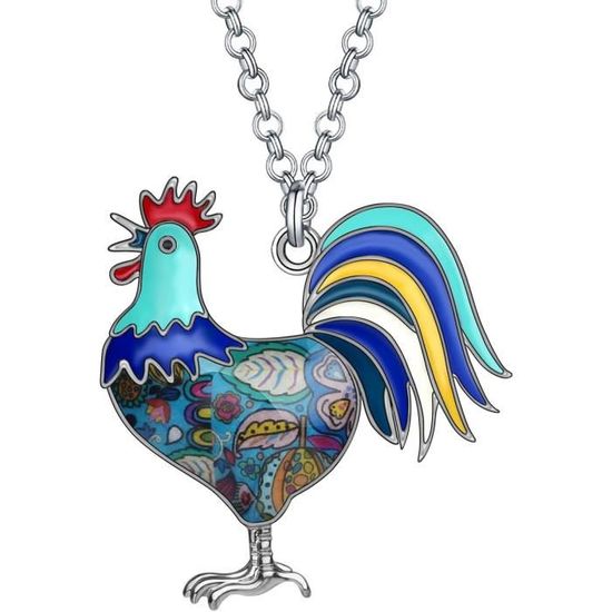 Collier Femme Œil Bleu Cristal Acier Inoxydable – Boutique des Reines