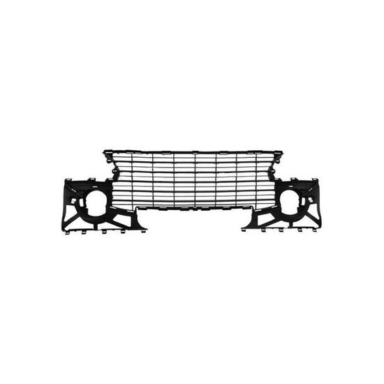 Grille De Pare-Choc Avant Centrale Noire Repiauto Compatible Peugeot 307 Phase 2 2005-2009