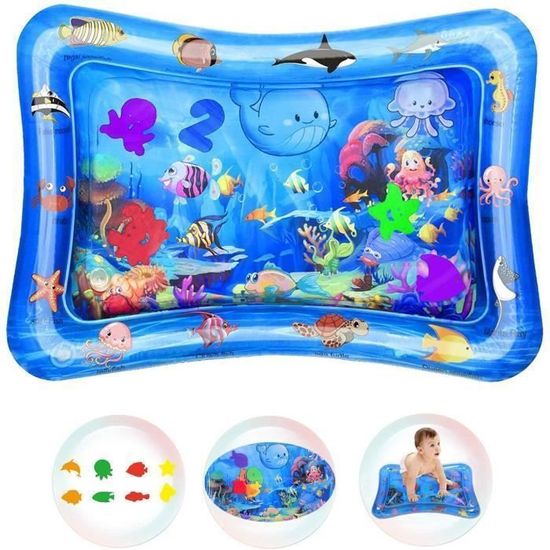 Tapis D Eau Gonflable De Bebe Tapis De Jeux Natte De D Eau Tapis Eau D Eveil Bebe Pour Jouet Bebe Plus De 3 Mois Jeux D Activite Cdiscount Jeux Jouets