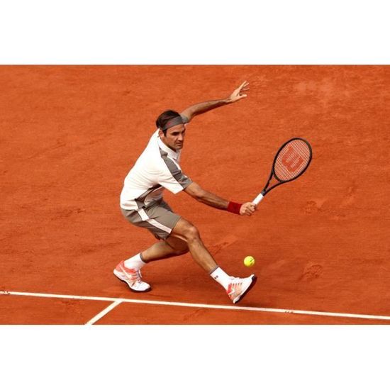 Poster Roger Federer Sur Toile 30x45 Cm - Décoration Murale Tennis, Impression Jet D'encre Haute Qualité - 4