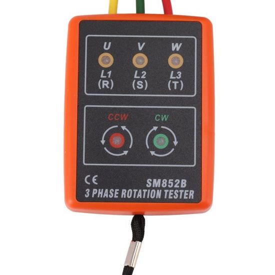 YOSOO testeur de séquence de phases Indicateur de Rotation de Moteur et de Phase, UT261B Testeur