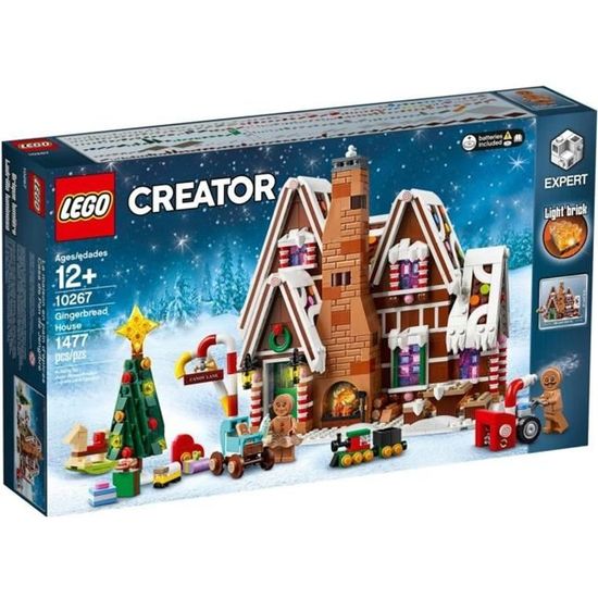 LEGO Creator Expert - La maison en pain d'épices - 1477 pièces - Multicolore