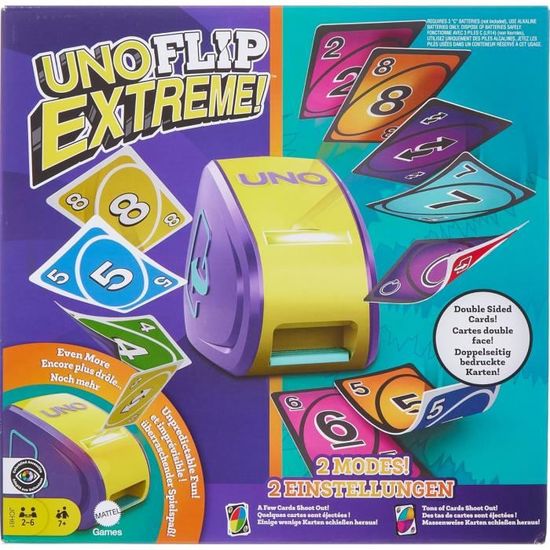 Jeu de Cartes Uno Extreme – MATTEL