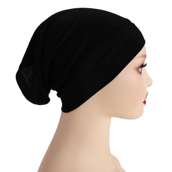 Lot De 4 Hijabs Casquettes Foulards Islamiques Pour Femmes - Coton Léger Et Confortable