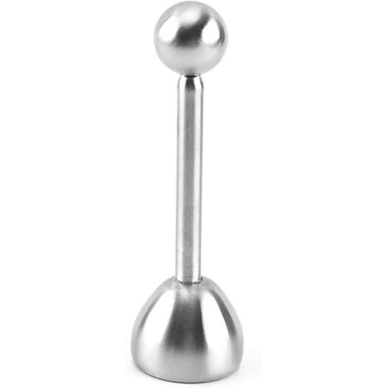 En Acier Inoxydable Oeuf Topper Coupe-œuf Toqueur Oeuf Cutter Coupe
