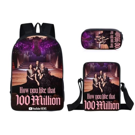 AYVRUOP Blackpink Sac à Dos,Blackpink Merchandise,Blackpink
