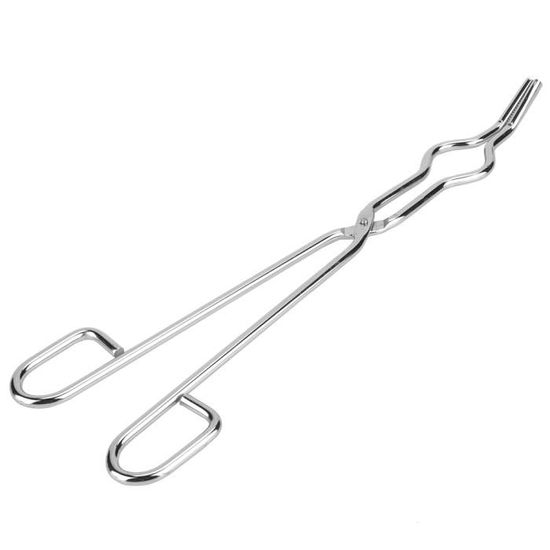 Pince à Creuset Professionnelle 300 Mm En Acier Inoxydable Épais – Manche Antidérapant, Idéale Pour Fonderie Or, Argent Et Métaux Non Ferreux