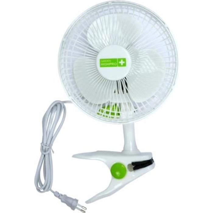 Ventilateur à pince 2 vitesses 15W - Garden HighPro
