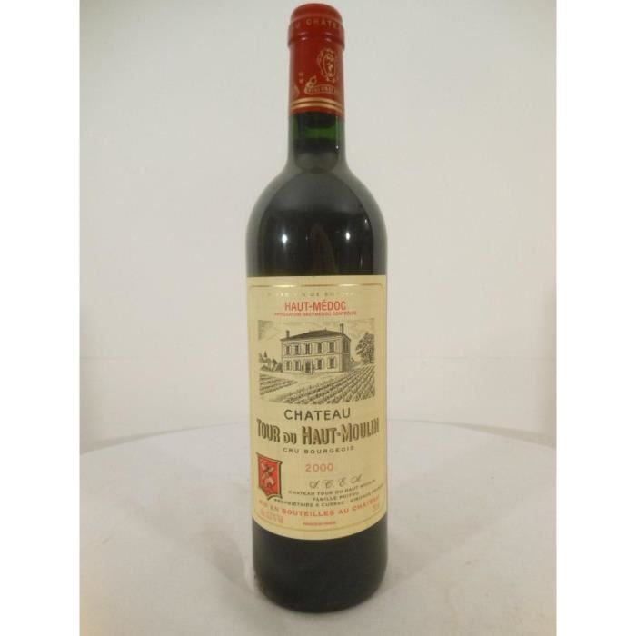 haut-médoc château tour du haut-moulin cru bourgeois rouge 2000 - bordeaux france
