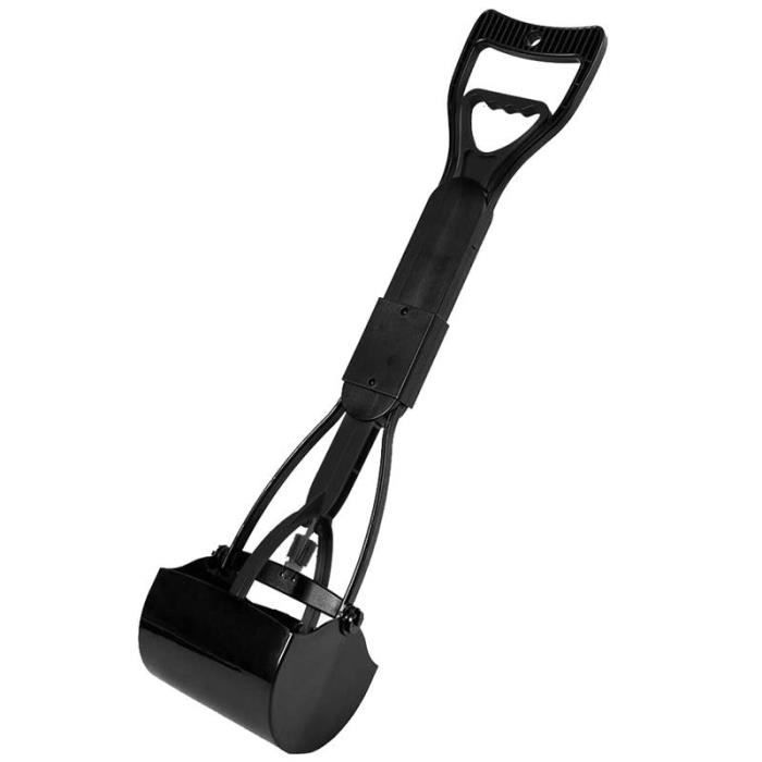 Ramasse crotte,Pelle à Long manche pour chien, pelle à poterie pour l'extérieur, toilettes pour chiens, ramassage - Type Black