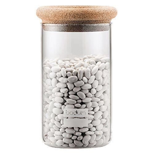 Bodum YOHKI Bocal avec Couvercle Verre Transparent 10,2 x 10,2 x 18 cm - 8600-109-2