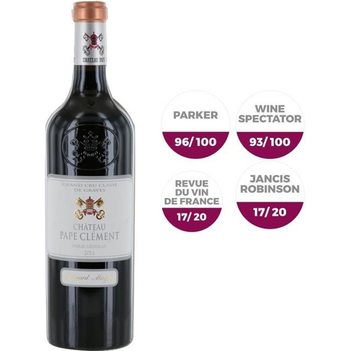 Château Pape Clément 2011 Pessac Léognan - Vin rouge de Bordeaux