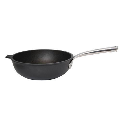 DE BUYER Sauteuse choc choc fonte et inox - ø 28 cm