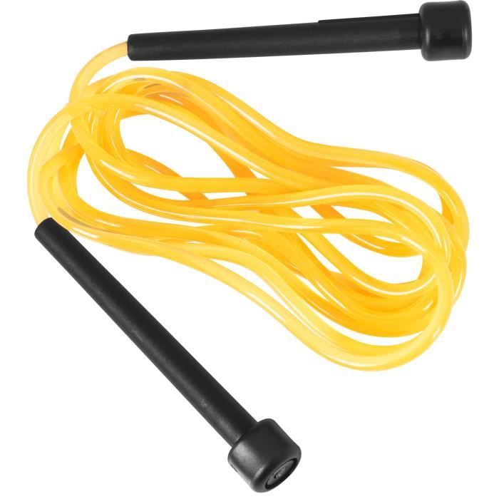 Corde à sauter haute vitesse - Coloris : Jaune de 274cm