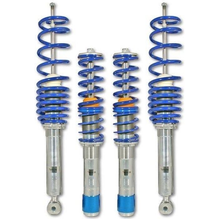 KIT AMORTISSEURS + SUSPENSIONS COMBINES FILETES AVANT ET ARRIERE BMW SERIE 5 E39 BERLINE 95 A 2003