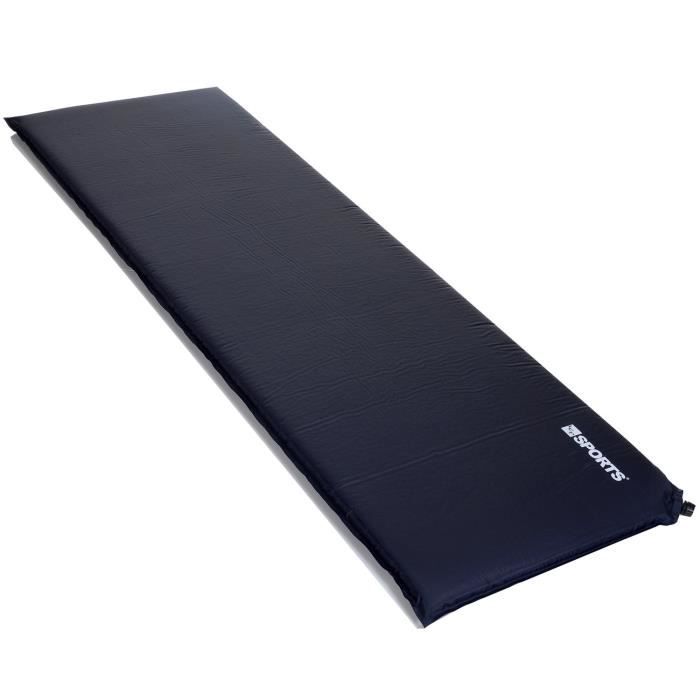 LCP Sports Airbed Matelas Autogonflant 200x66 cm Confortable Intérieur Extérieur Lit d'invités Différentes Largeurs M 3 cm, Bleu