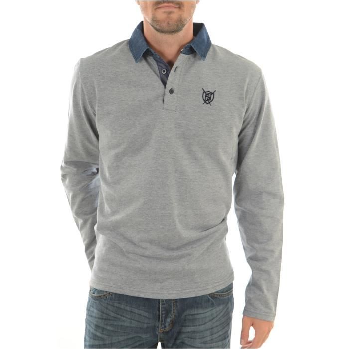 Polo Manches Longues Homme Biaggio Jeans