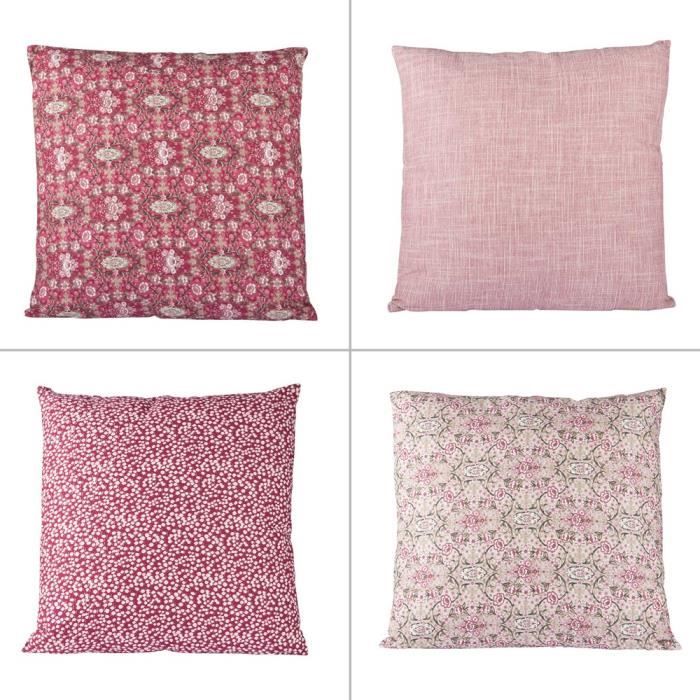 Coussin rubis 45x45 cm (1 modèle aléatoire) - Table Passion Multicolore