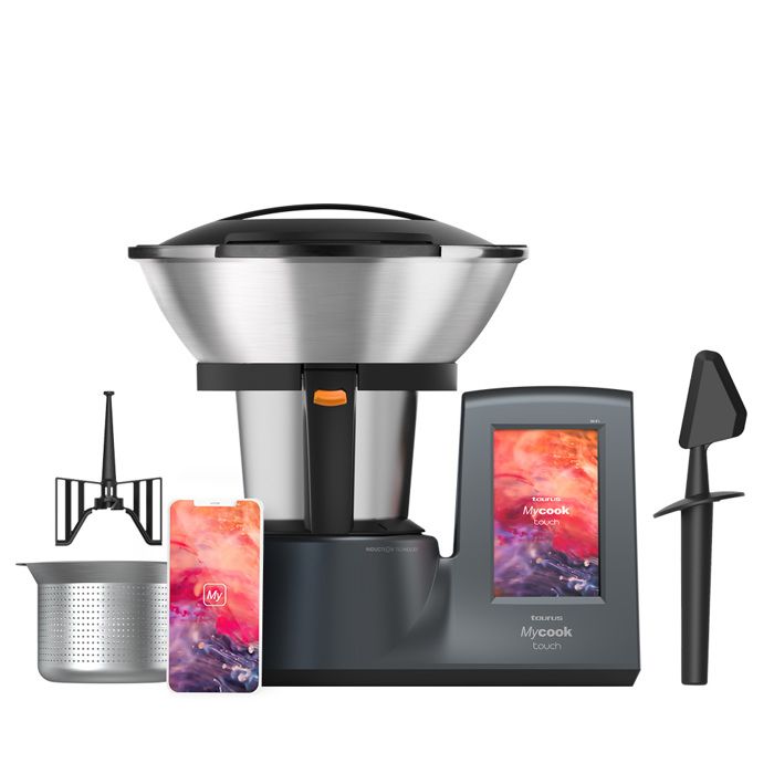 Robot cuiseur multifonction Mycook Touch, Wifi, Écran Tactil, 5 Accessoires, 11 programmes, balance intégrée, App Mycook