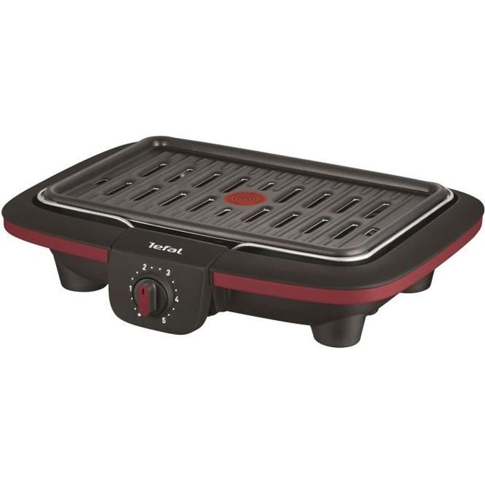 TEFAL CB901O12 Barbecue électrique de table Easy Grill Contact