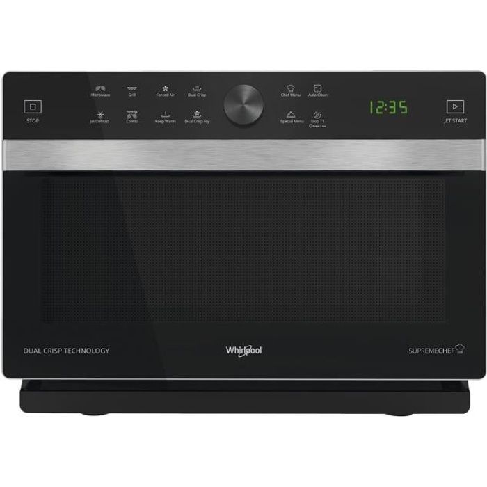 Whirlpool Supreme Chef MWP 338 SB Four micro-ondes combiné grill pose libre 33 litres 900 Watt argenté(e)