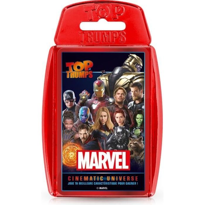 MARVEL Jeu de cartes Top Trumps Cinematic Universe