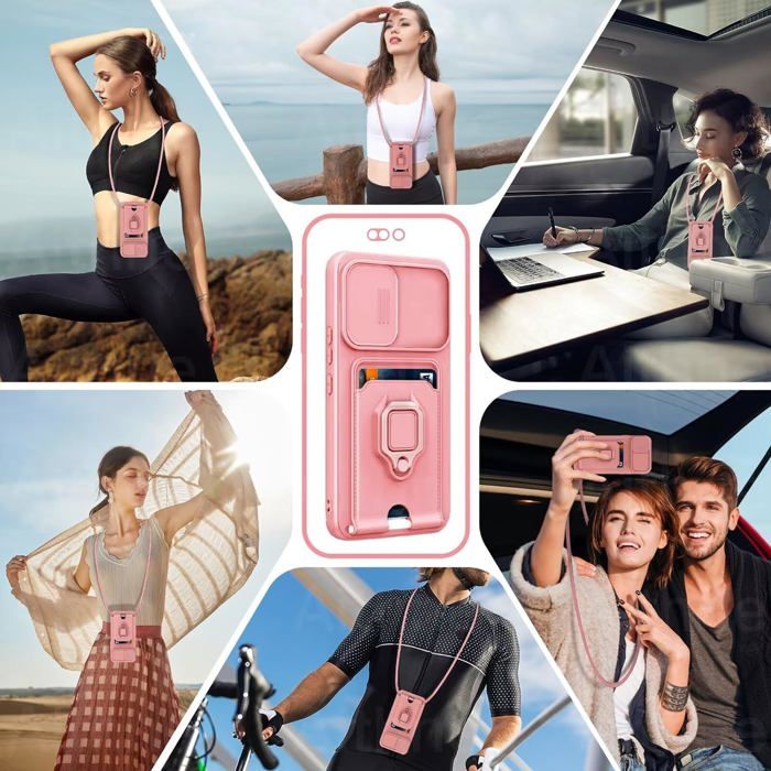 Coque IPhone 13/14/15/16 En Cuir Végan Marron - Protection Magnétique - Neuf (2 Ans Garantie)