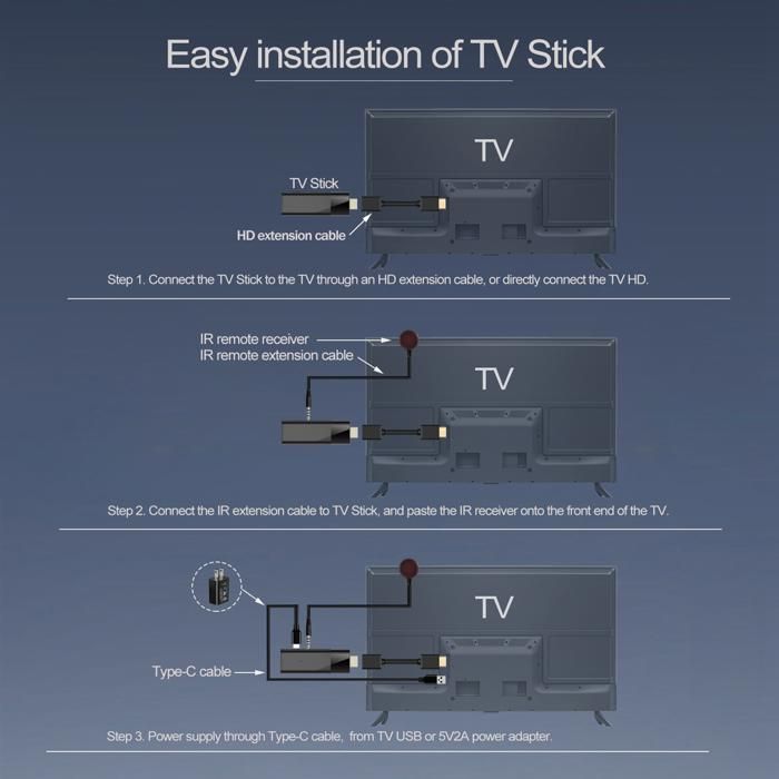 Q6 Mini TV Stick Android 10 – 1GB+8GB, WiFi Dual-band 2.4/5G, Bluetooth 5.2, Telecomando Vocale, Supporto 4K - 4