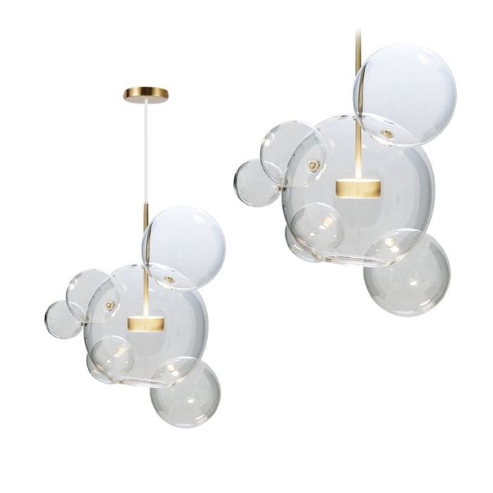 Lampe Suspendue De Plafond Toolight App650-Cp Suspenion Or 80 X 12 X 80 Cm